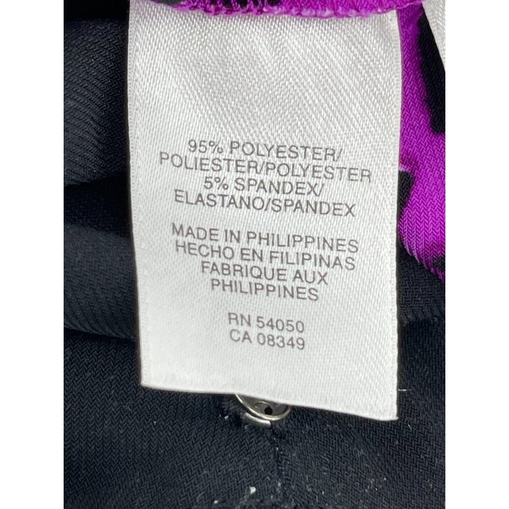 Jones New York Women's Black Sleeveless Color Splash Party Cocktail Dress Sz 6 - Picture 7 of 13